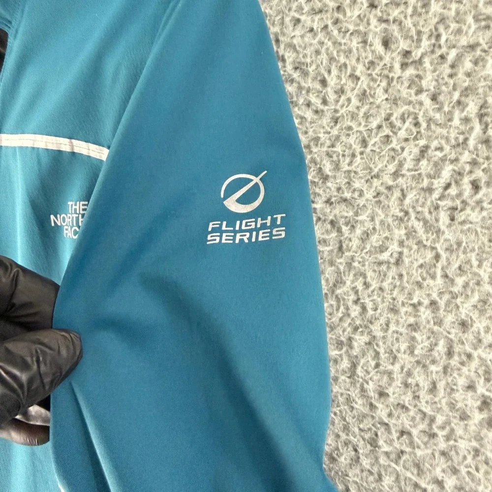 The North Face Flight Series Jacket Men's M Teal WINDSTOPPER Full Zip Running